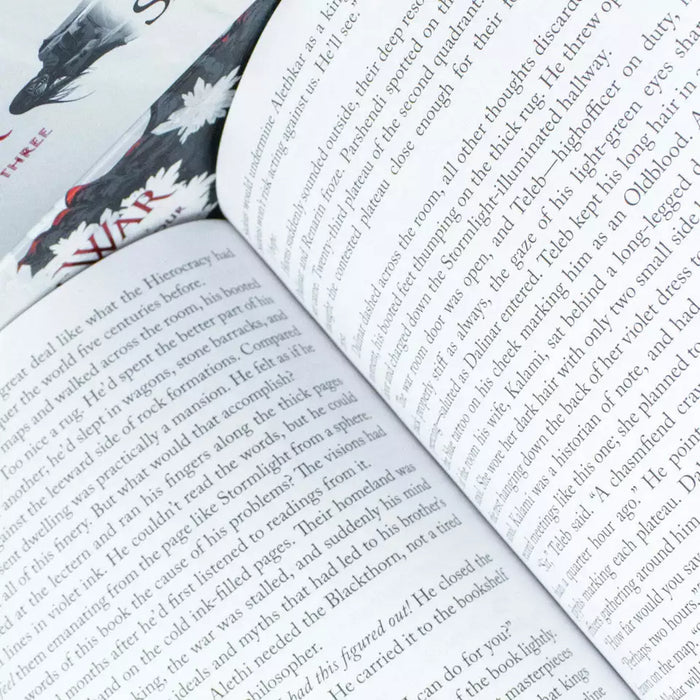 Brandon Sanderson The Stormlight Archive Series 4 Books Collection Set (The Way of Kings, Words of Radiance, Oathbringer, Rhythm of War) - The Book Bundle