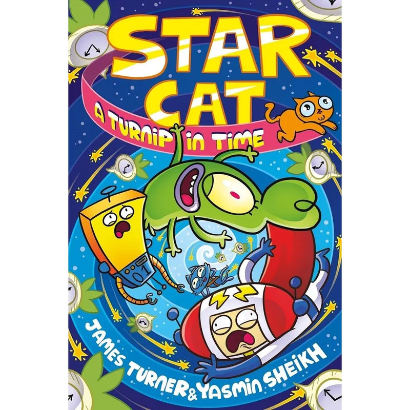 Star Cat Series 2 Books Collection by James Turner and Yasmin Sheikh, featuring colorful fantasy covers from DFB Phoenix Ltd.
