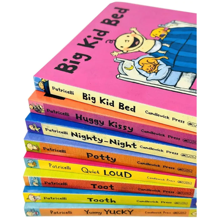 Leslie Patricelli's Little Library Learn and Play With Baby 8 Books Collection Set - The Book Bundle
