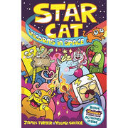 Star Cat Series 2 Books Collection by James Turner and Yasmin Sheikh, featuring colorful fantasy and adventure scenes from the fiction set.