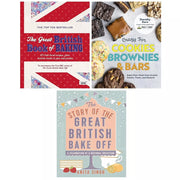 Great British Baking,Story of Great British Bake Off, Crazy for Cookies 3 Books Set - The Book Bundle
