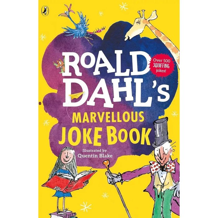 Roald Dahl Colllection 6 Books Set (Marvellous Joke, Enormous Crocodile, Wonka ) - The Book Bundle