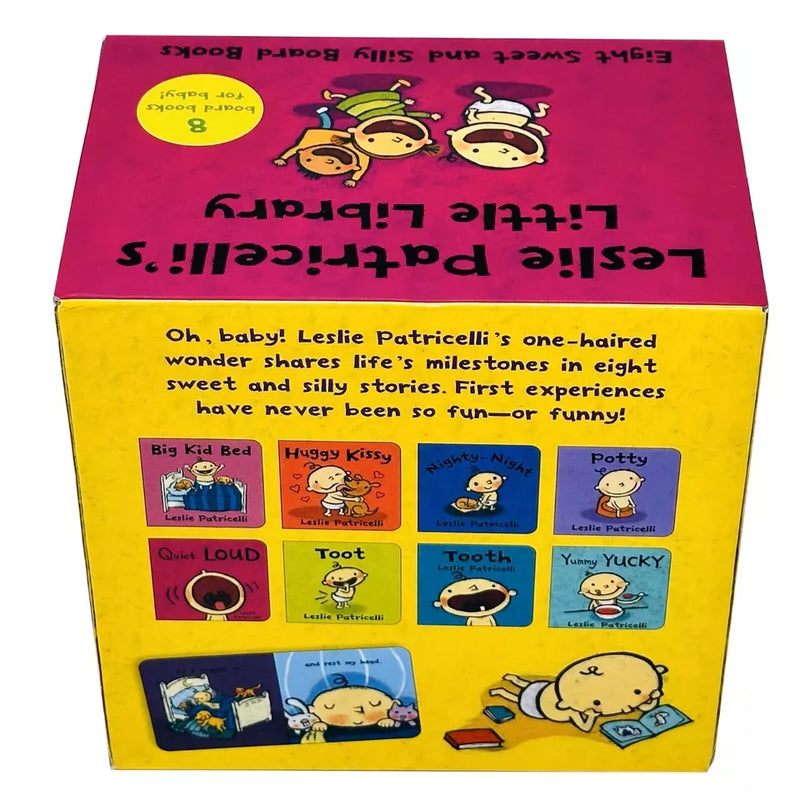 Leslie Patricelli's Little Library Learn and Play With Baby 8 Books Collection Set - The Book Bundle