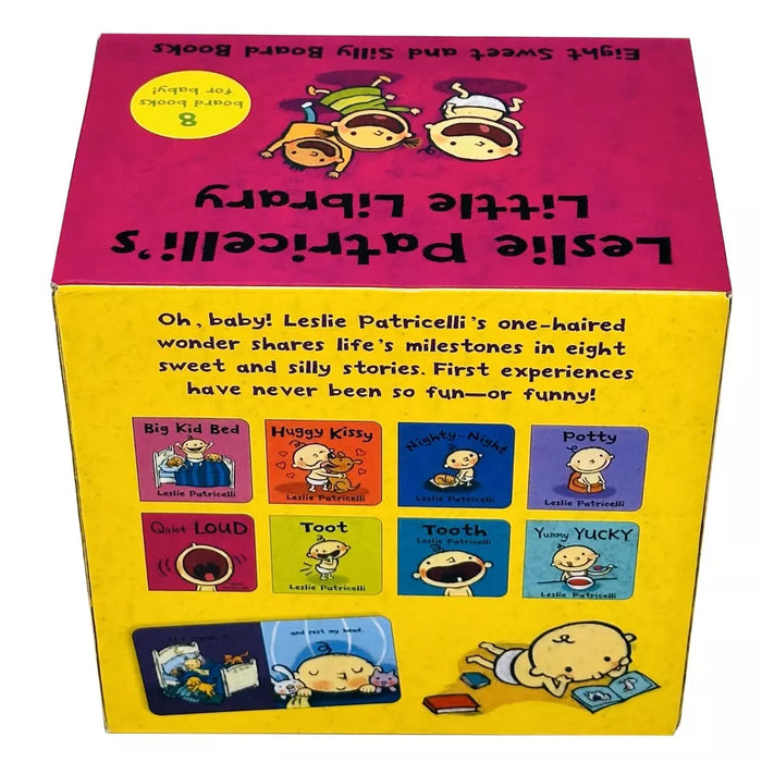 Leslie Patricelli's Little Library Learn and Play With Baby 8 Books Collection Set - The Book Bundle
