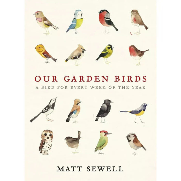 RSPB Pocket Guide to British Birds Matt Sewell, Our Garden Birds 2 Books Set - The Book Bundle