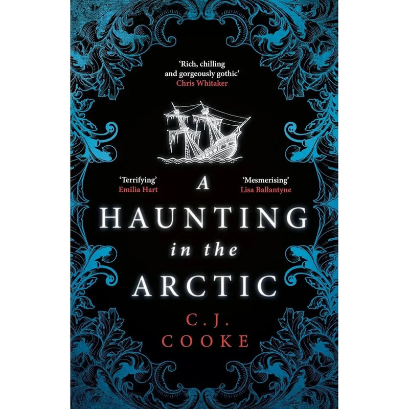 C.J. Cooke 4-book collection set including The Ghost Woods, The Book of Witching, and The Lighthouse Witches, published by HarperCollins.