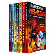 Mega Robo Bros Series Volume 1-7 Books Collection Set By Neil Cameron(Meltdown, Power up) - The Book Bundle