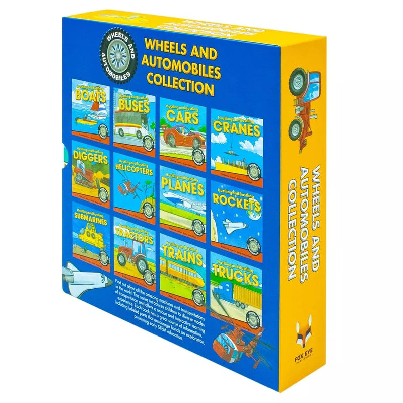 Wheels and Automobiles Collection 12 Amazing Books Set by Katherine Eason - The Book Bundle