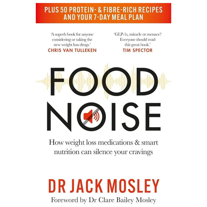 Food Noise, Fast Diet Dr Michael Mosley, Rapid 800 Cookbook Iota 3 Books Set - The Book Bundle
