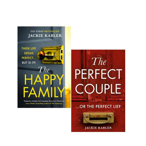 Jackie Kabler 2 Book Collection Set The Perfect Couple,The Happy Family PB NEW - The Book Bundle