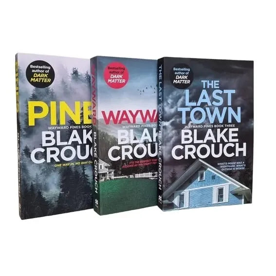 Blake Crouch 3 Books Collection Set (Pines, Wayward, The Last Town) - The Book Bundle