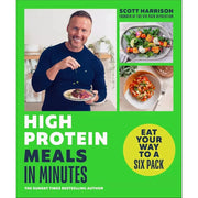 High-Protein Meals in Minutes Scott Harrison, Slim 800 Hot Air Fryer 2 Books Set - The Book Bundle