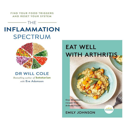 Eat Well with Arthritis (HB), Inflammation Spectrum Dr Will Cole 2 Books Set - The Book Bundle