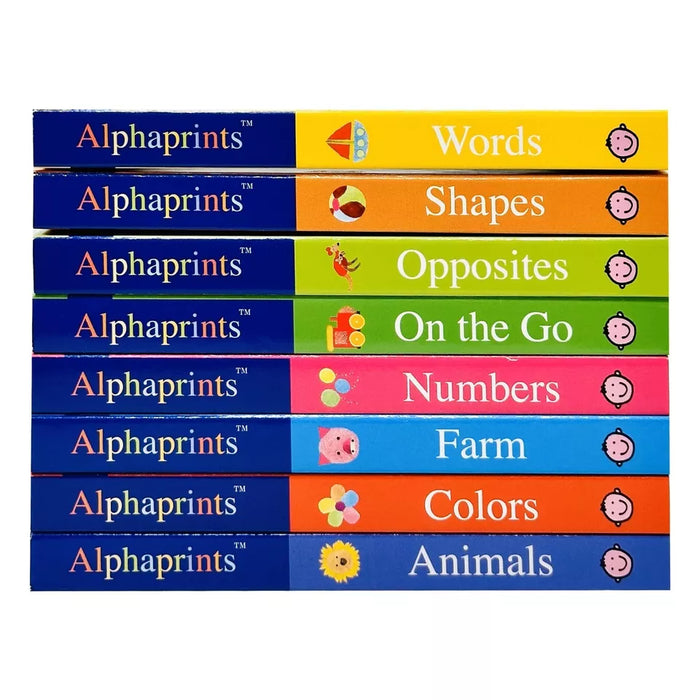Alphaprints Library 8 Books Collection Box Set By Priddy Books - The Book Bundle