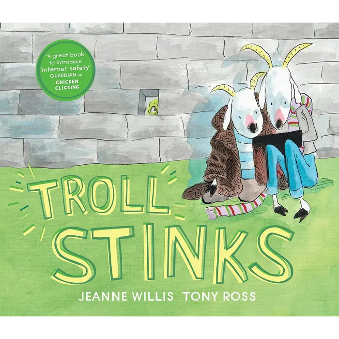 Jeanne Willis Collection 4 Books Set Troll Stinks!, Goldilocks, Chicken Clicking - The Book Bundle