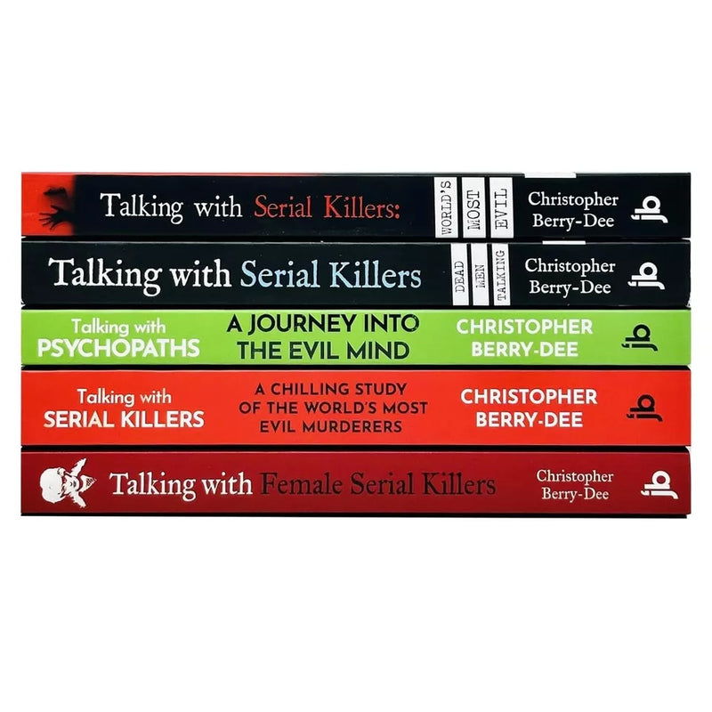 Christopher Berry-Dee Collection 5 Books Set Dead Men Talking, Talking With Psycho - The Book Bundle