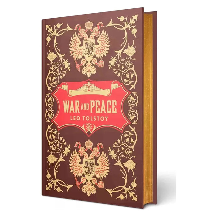 War and Peace Deluxe Leather Bound By Leo Tolstoy - The Book Bundle