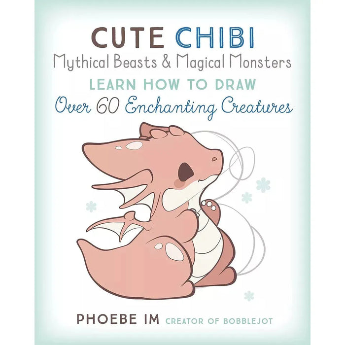 Phoebe Im Collection 4 Books Set Cute Cuddly Art,Chibi Animals,Creature Coloring - The Book Bundle