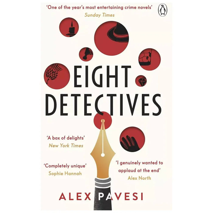 Alex Pavesi 2 Books Collection Set (Ink Ribbon Red,Eight Detectives) - The Book Bundle