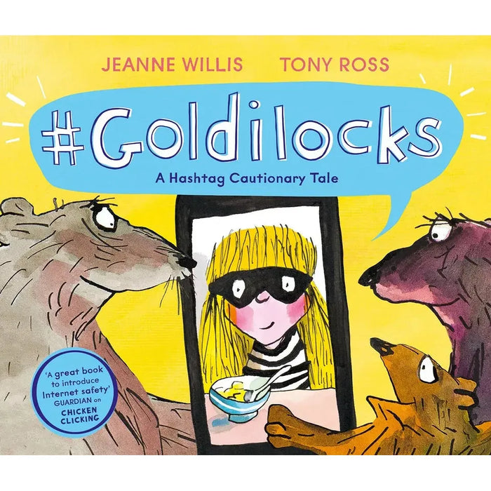 Jeanne Willis Collection 4 Books Set Troll Stinks!, Goldilocks, Chicken Clicking - The Book Bundle