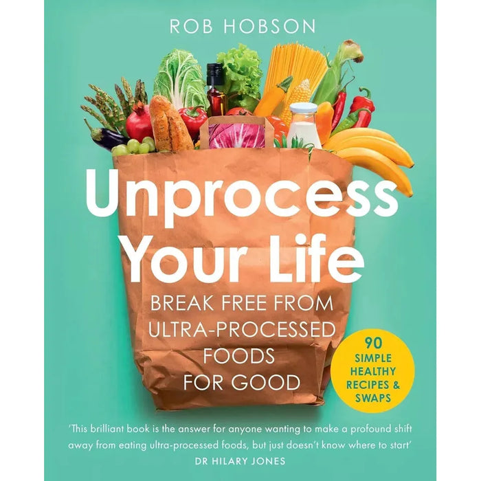 Unprocess Your Life HB, Anti-Processed Air Fryer, Slim 800 Hot Air Fryer 3 Books Set - The Book Bundle