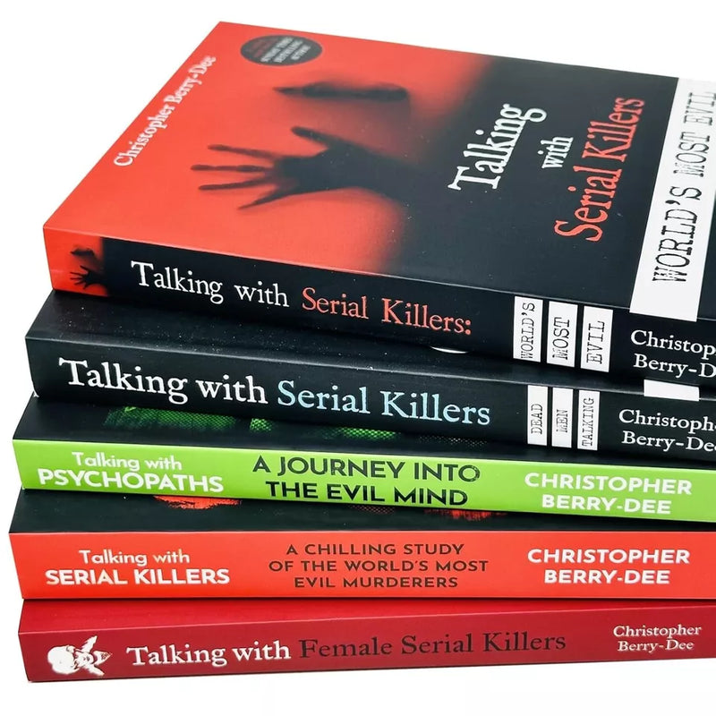 Christopher Berry-Dee Collection 5 Books Set Dead Men Talking, Talking With Psycho - The Book Bundle