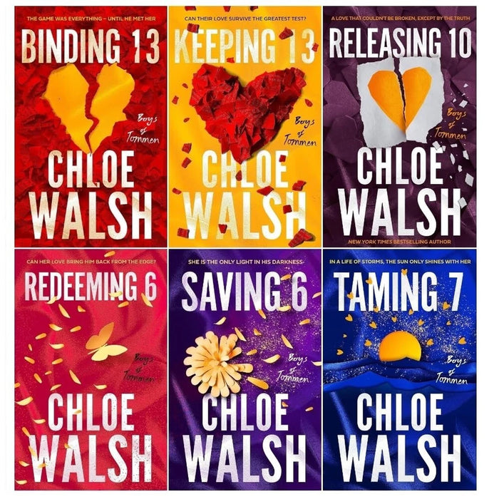 Boys of Tommen Series Collection 6 Books Set by Chloe Walsh (Redeeming 6,Saving 6) - The Book Bundle