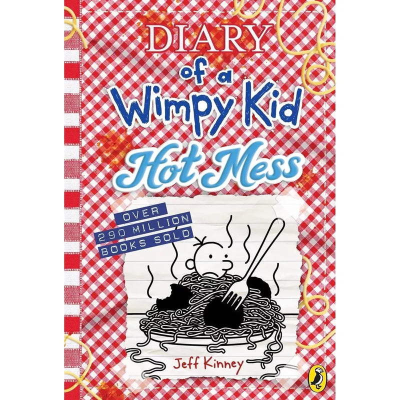 Diary of Wimpy Kid Jeff Kinney 2 Books Set (Hot Mess (HB),Diary of Greg Heffley's) - The Book Bundle