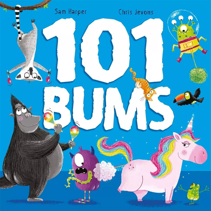 Sam Harper Collection 4 Books Set 101 Dinosaur Bums. 101 Bums, Superpoop - The Book Bundle