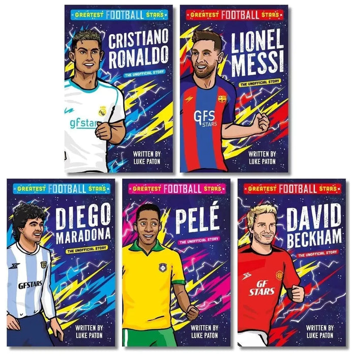 Greatest Football Stars Series 5 Books Box Set by Luke Paton (Cristiano Ronaldo) - The Book Bundle