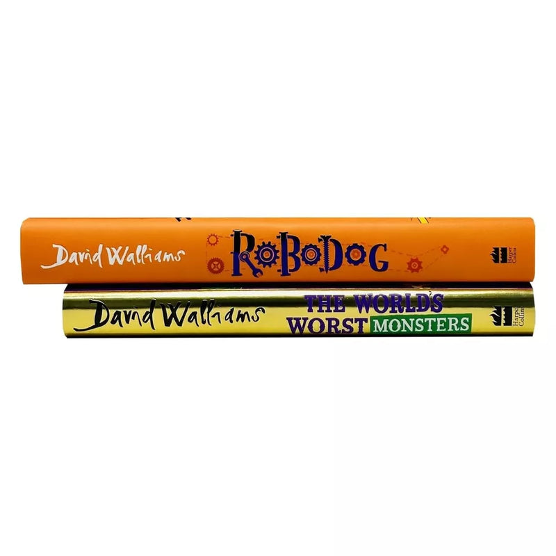 David Walliams Collection 2 Books Set (Robodog,World’s Worst Monsters Set) - The Book Bundle
