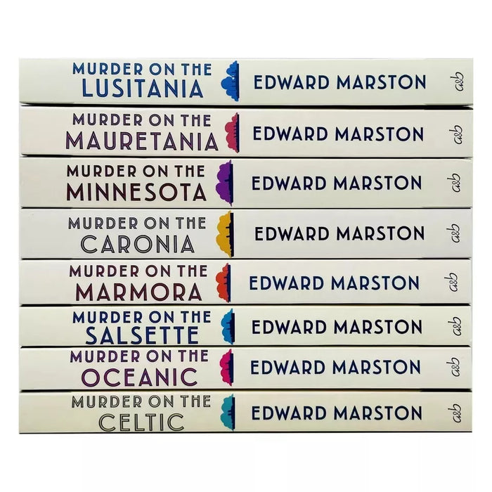 Ocean Liner Mysteries 8 Books Collection by Edward Marston Murder on the Lusitan - The Book Bundle