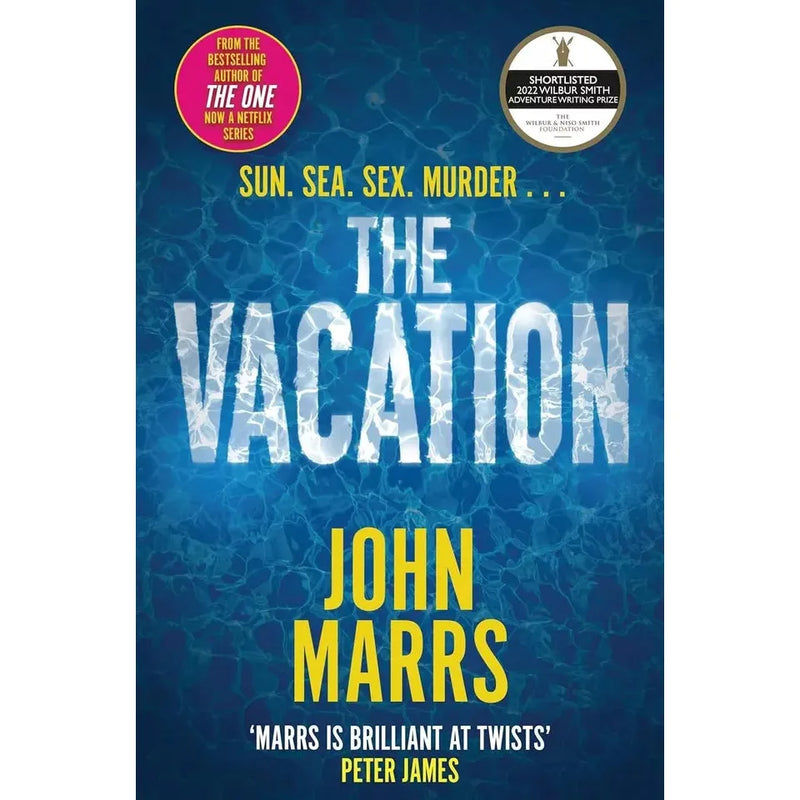 John Marrs Collection of three Pan/Del Rey books including Minders, Five Strangers, Vacation, and Passengers with cover images.