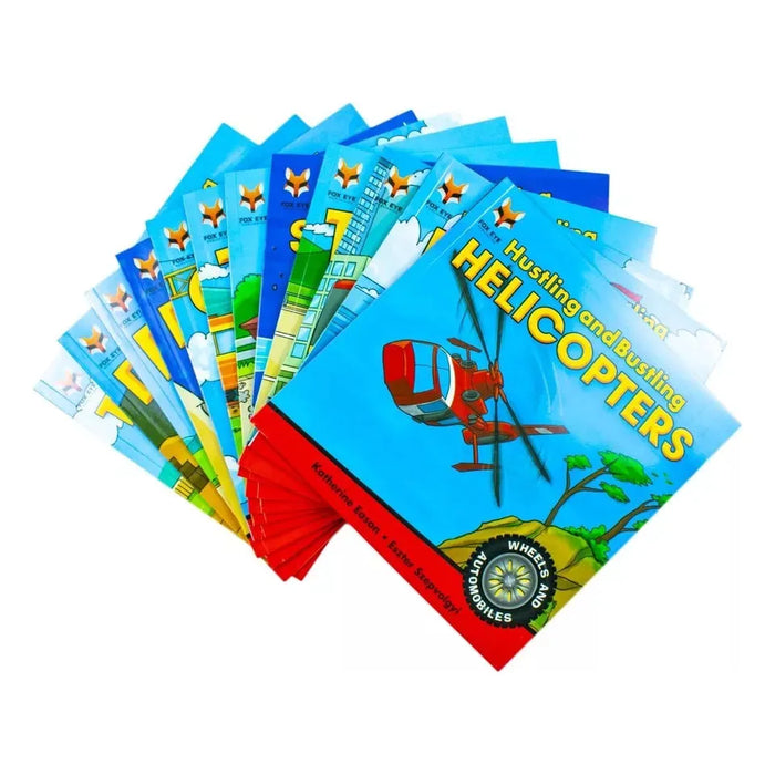 Wheels and Automobiles Collection 12 Amazing Books Set by Katherine Eason - The Book Bundle