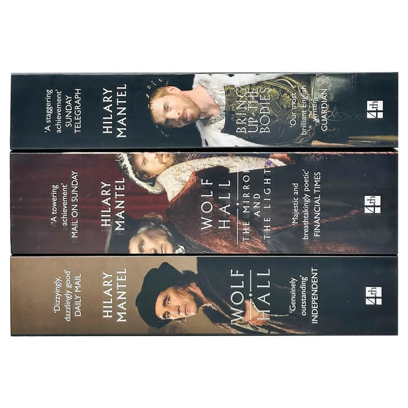 Wolf Hall Trilogy 3 Books Collection Set By Hilary Mantel (The Mirror and the Light, Wolf Hall, Bring Up the Bodies) - The Book Bundle