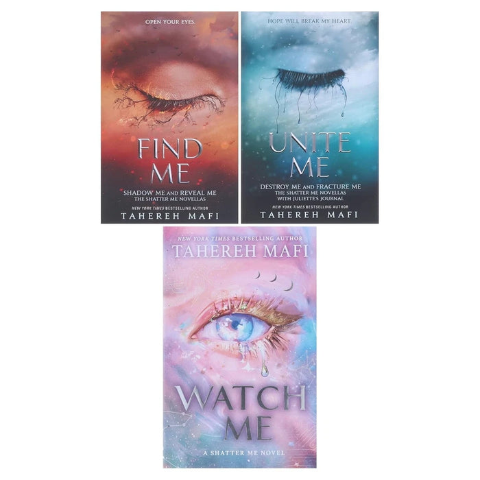 Shatter Me Series 3 Books Set by Tahereh Mafi Watch Me(HB) - The Book Bundle