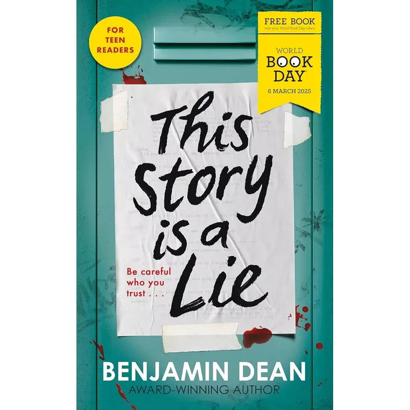 World Book Day 2025 Collection 3 Books Set by Tom Palmer Soccer Diaries, LEGO, This Story is a Lie - The Book Bundle