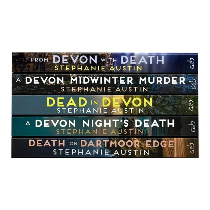 Stephanie Austin Devon Mysteries 5 Books Collection Set (From Devon with Death, A Devon Midwinter Murder, Dead in Devon)