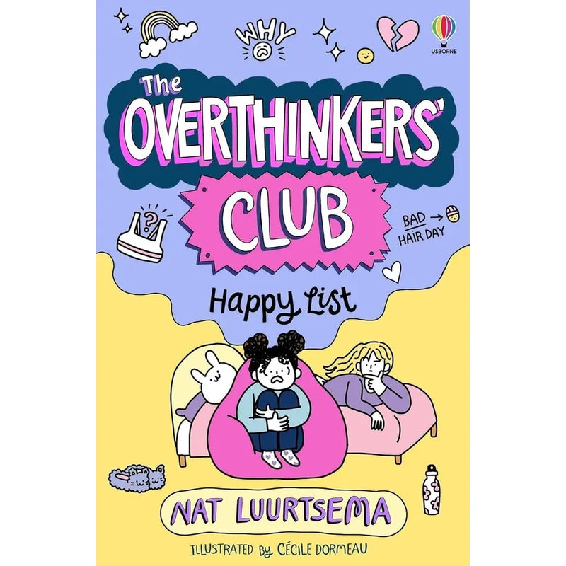 Nat Luurtsema collection of three paperback fiction books including The Overthinkers' Club, Opie Jones Talks to Animals, and Superhero Slug.