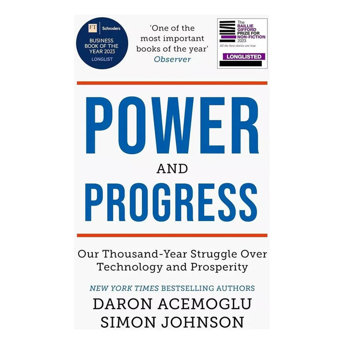 Daron Acemoglu Collection 2 Books Set Power and Progress, Why Nations Fail - The Book Bundle