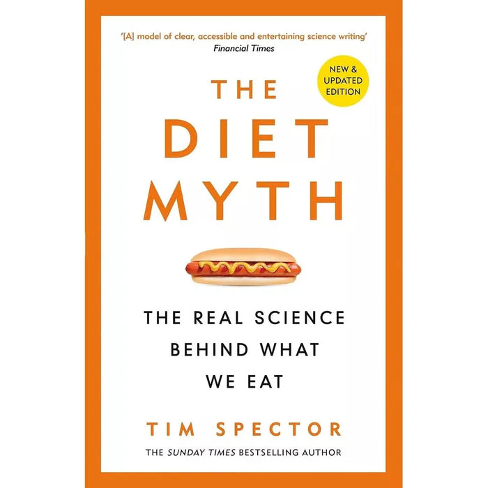 Professor Tim Spector Collection 3 Books Set Food For Life Cookbook, Diet Myth - The Book Bundle