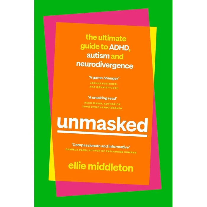 Healthy Happy ADHD Lisa Dee, Unmasked by Ellie Middleton (HB) 2 Books Collection Set - The Book Bundle
