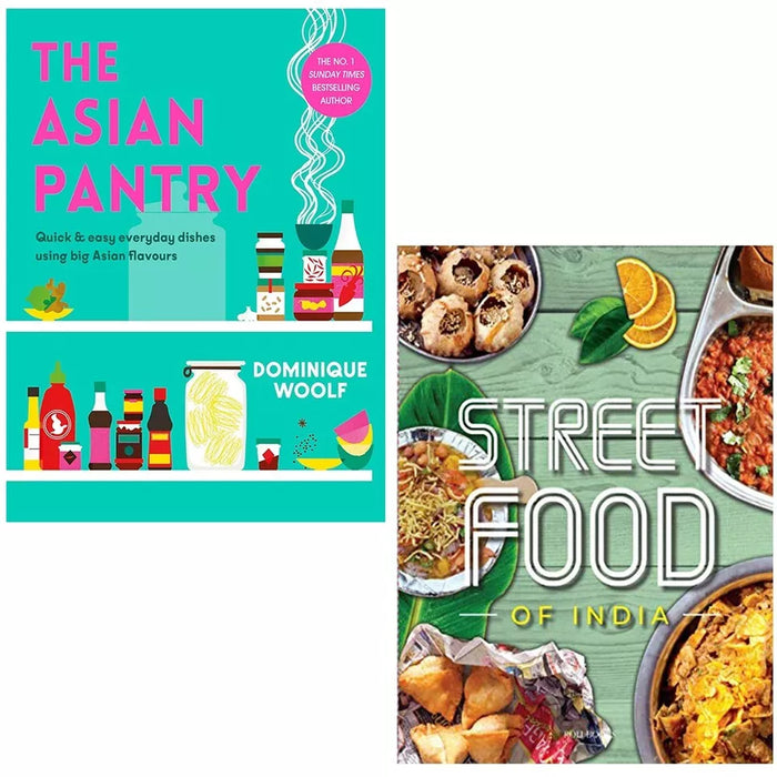 Fresh Easy Indian Street Food, Asian Pantry Dominique Woolf 2 Books Set - The Book Bundle