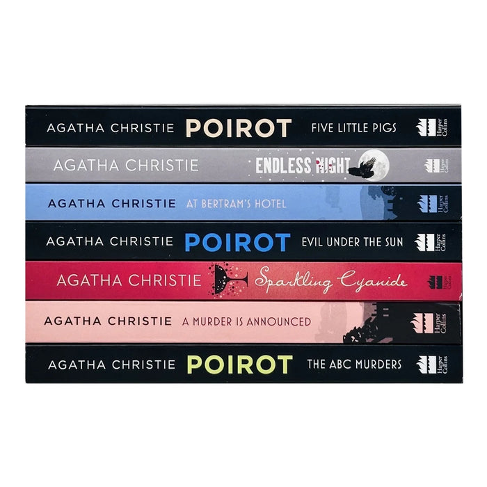 Agatha Christie Seven Deadly Sins 7 Books Collection Box Set ABC Murders, Murder is Announced - The Book Bundle