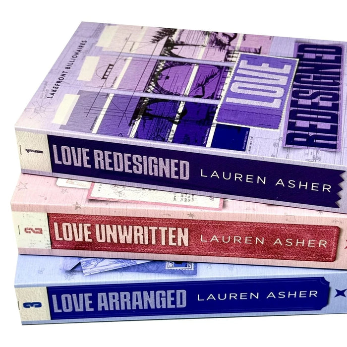 Lakefront Billionaires Series 3 Books Collection Set (Love Redesigned, Love Unwritten & Love Arranged) - The Book Bundle