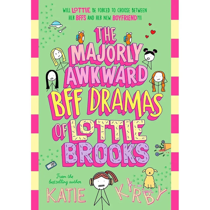 Lottie Brooks Collection 3 Books Set by Katie Kirby Series 5-7 Majorly Awkward - The Book Bundle