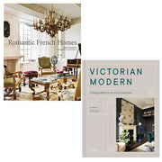 Romantic French Homes Lanie Goodman, Victorian Modern 2 Books Set Hardcover - The Book Bundle