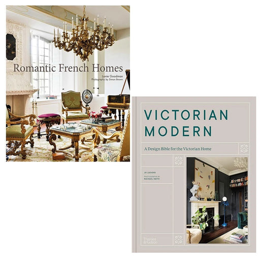 Romantic French Homes Lanie Goodman, Victorian Modern 2 Books Set Hardcover - The Book Bundle