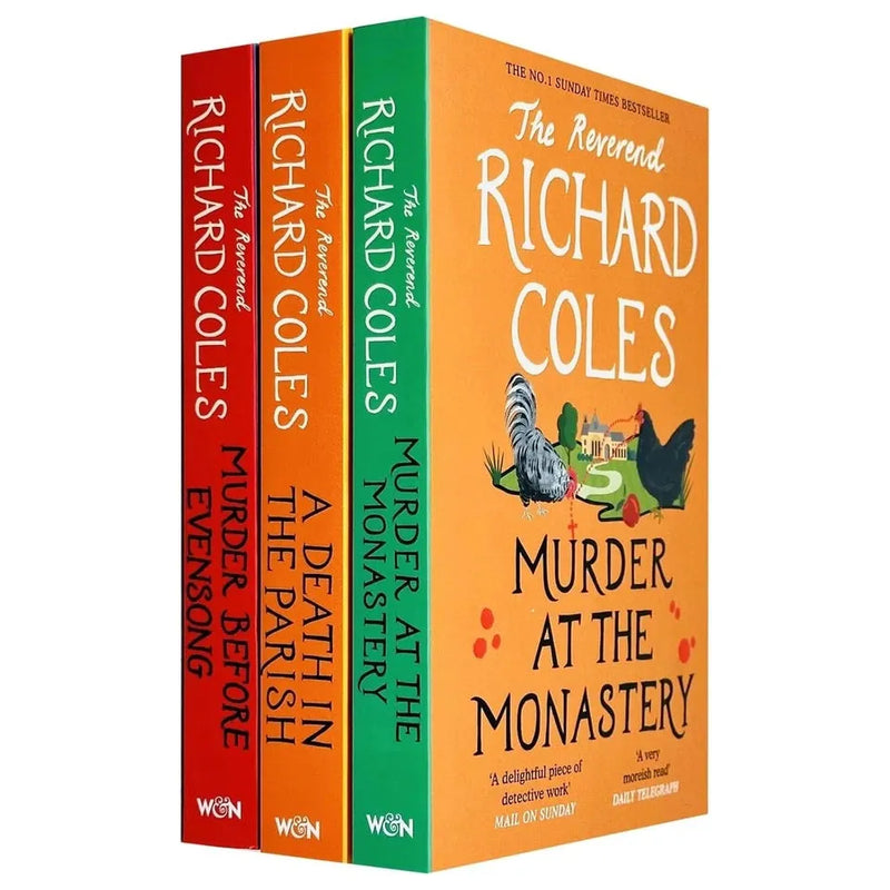 Canon Clement Mysteries By Reverend Richard Coles 3 Books Collection Set - The Book Bundle