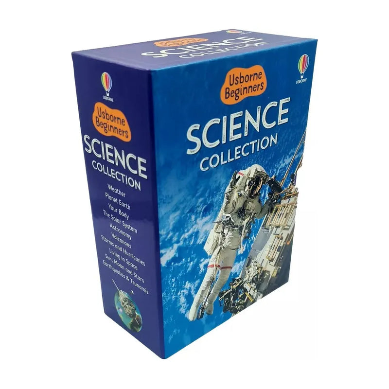 Usborne Beginners Science 10 Books Collection Set (Earthquakes & Tsunamis) - The Book Bundle